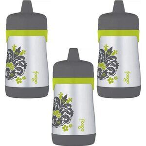 Thermos Foogo Vacuum Insulated Stainless Steel Sippy Cups, 3 Packs